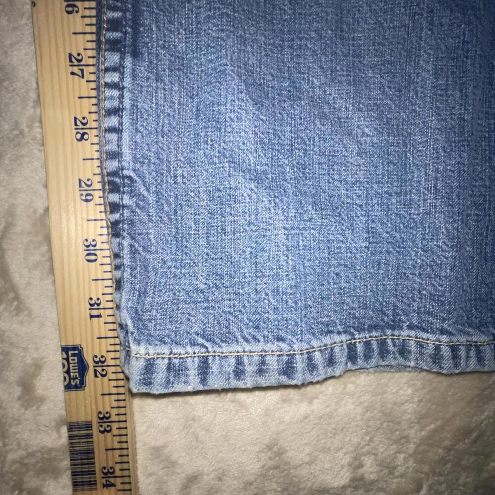 Lucky Brand Dungarees Jeans By Gene Montesano Women’s Size 12/31 (34Wx32L Actual - Picture 10 of 16